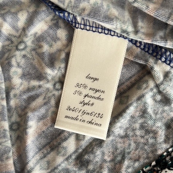 Blue rain dress. Size L. NWT - Picture 4 of 5